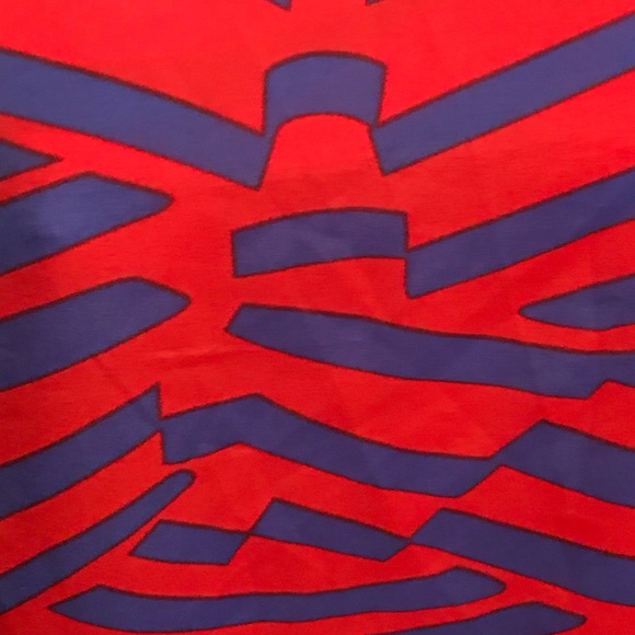 Red and blue strip dress - Picture 4 of 6